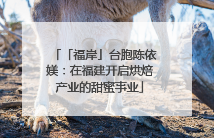 「福岸」台胞陈依媄：在福建开启烘焙产业的甜蜜事业