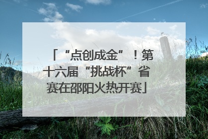 “点创成金”！第十六届“挑战杯”省赛在邵阳火热开赛