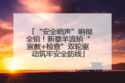 “安全哨声”响彻全镇！新泰羊流镇“宣教+检查”双轮驱动筑牢安全防线