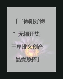 “德阳好物”无锡开集 三星堆文创产品受热捧