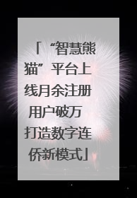 “智慧熊猫”平台上线月余注册用户破万 打造数字连侨新模式