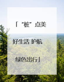 “桩”点美好生活 护航绿色出行
