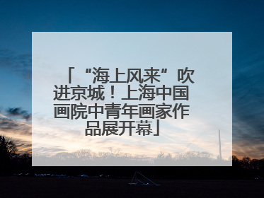 “海上风来”吹进京城！上海中国画院中青年画家作品展开幕