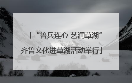 “鲁兵连心 艺润草湖”齐鲁文化进草湖活动举行