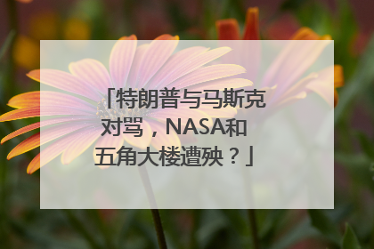 特朗普与马斯克对骂，NASA和五角大楼遭殃？