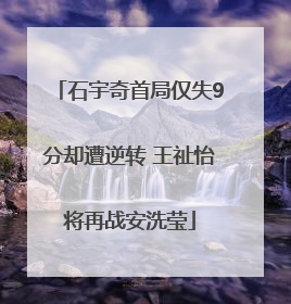 石宇奇首局仅失9分却遭逆转 王祉怡将再战安洗莹