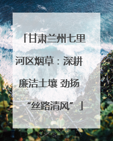 甘肃兰州七里河区烟草：深耕廉洁土壤 劲扬“丝路清风”