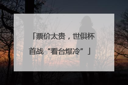 票价太贵，世俱杯首战“看台爆冷”