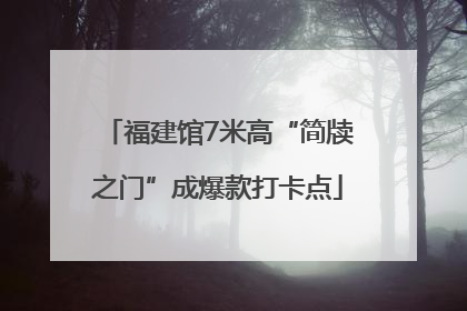 福建馆7米高“简牍之门”成爆款打卡点
