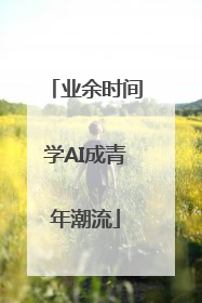 业余时间学AI成青年潮流