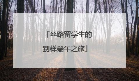 丝路留学生的别样端午之旅