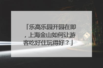 乐高乐园开园在即，上海金山如何让游客吃好住玩得好？