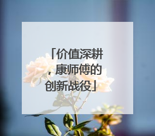 价值深耕，康师傅的创新战役