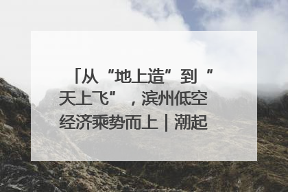 从“地上造”到“天上飞”，滨州低空经济乘势而上｜潮起渤海・网聚黄蓝