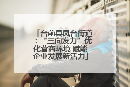 台前县凤台街道：“三向发力”优化营商环境 赋能企业发展新活力