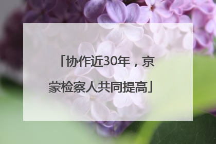 协作近30年，京蒙检察人共同提高