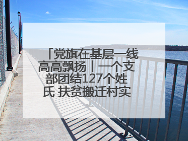党旗在基层一线高高飘扬丨一个支部团结127个姓氏 扶贫搬迁村实现振兴嬗变