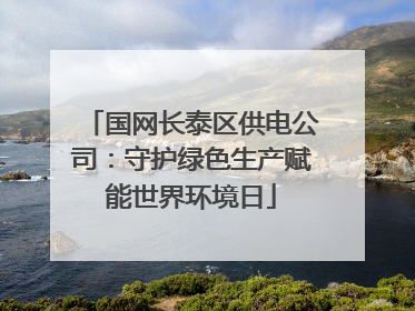 国网长泰区供电公司：守护绿色生产赋能世界环境日