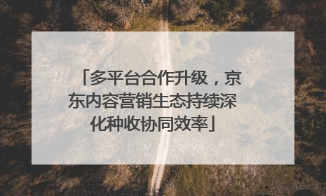 多平台合作升级，京东内容营销生态持续深化种收协同效率