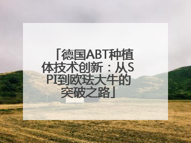 德国ABT种植体技术创新：从SPI到欧珐大牛的突破之路