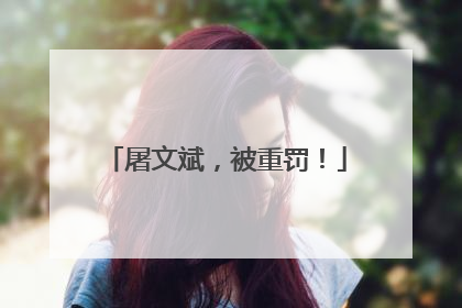 屠文斌，被重罚！