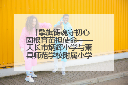 擎旗铸魂守初心 固根育苗担使命——天长市炳辉小学与萧县师范学校附属小学结对共建活动纪实