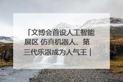 文博会首设人工智能展区 仿真机器人、第三代乐器成为人气王｜文博向“新”