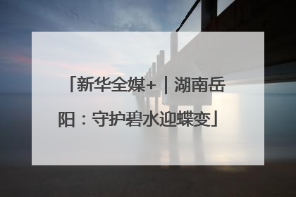新华全媒+｜湖南岳阳：守护碧水迎蝶变