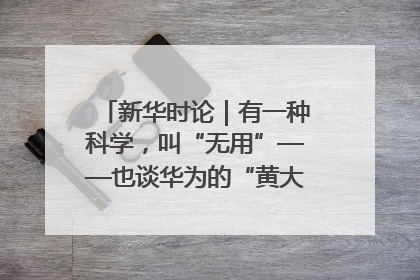 新华时论｜有一种科学，叫“无用”——也谈华为的“黄大年茶思屋”