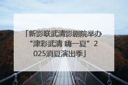 新影联武清影剧院举办“津彩武清 嗨一夏”2025消夏演出季