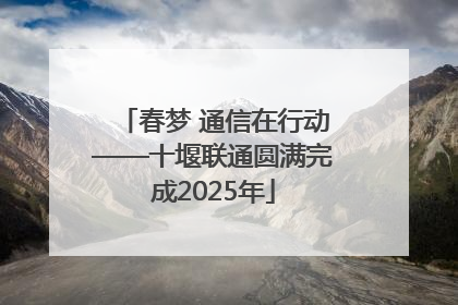 春梦 通信在行动——十堰联通圆满完成2025年