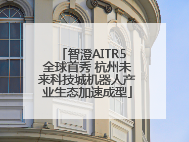 智澄AITR5全球首秀 杭州未来科技城机器人产业生态加速成型