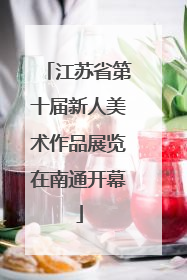 江苏省第十届新人美术作品展览在南通开幕