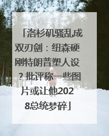 洛杉矶骚乱成双刃剑：纽森硬刚特朗普塑人设？批评称一些图片或让他2028总统梦碎