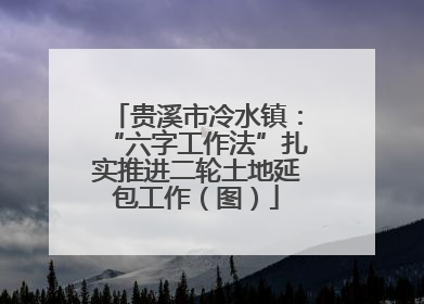 贵溪市冷水镇：“六字工作法”扎实推进二轮土地延包工作（图）