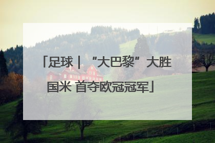 足球｜“大巴黎”大胜国米 首夺欧冠冠军