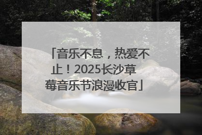 音乐不息，热爱不止！2025长沙草莓音乐节浪漫收官
