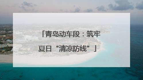 青岛动车段：筑牢夏日“清凉防线”