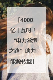 4000亿千瓦时！“电力丝绸之路”助力能源转型