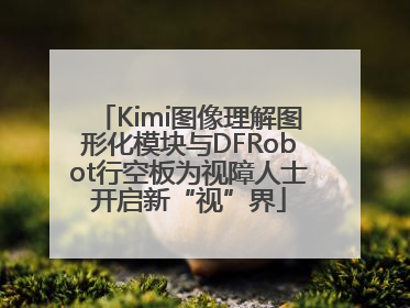 Kimi图像理解图形化模块与DFRobot行空板为视障人士开启新“视”界