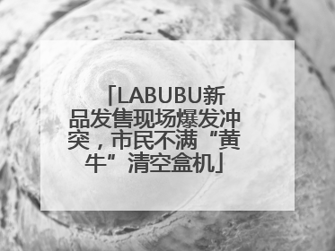 LABUBU新品发售现场爆发冲突，市民不满“黄牛”清空盒机